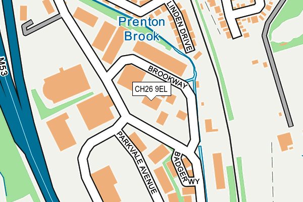 CH26 9EL map - OS OpenMap – Local (Ordnance Survey)