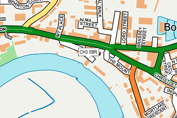 CH3 5BR map - OS OpenMap – Local (Ordnance Survey)