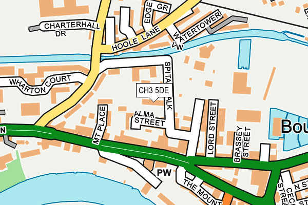 CH3 5DE map - OS OpenMap – Local (Ordnance Survey)