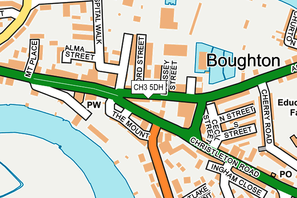 CH3 5DH map - OS OpenMap – Local (Ordnance Survey)