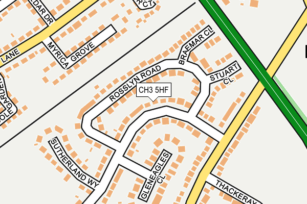 CH3 5HF map - OS OpenMap – Local (Ordnance Survey)