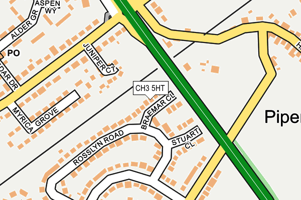 Map of PRIDE PARK DEVELOPMENTS LTD at local scale