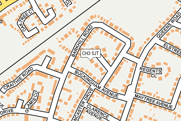 CH3 5JT map - OS OpenMap – Local (Ordnance Survey)