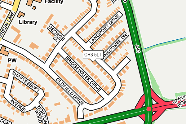 CH3 5LT map - OS OpenMap – Local (Ordnance Survey)