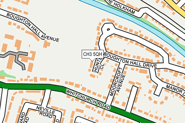 CH3 5QH map - OS OpenMap – Local (Ordnance Survey)