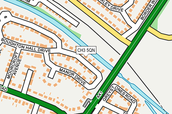 CH3 5QN map - OS OpenMap – Local (Ordnance Survey)