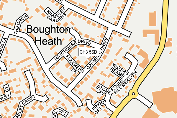 CH3 5SD map - OS OpenMap – Local (Ordnance Survey)