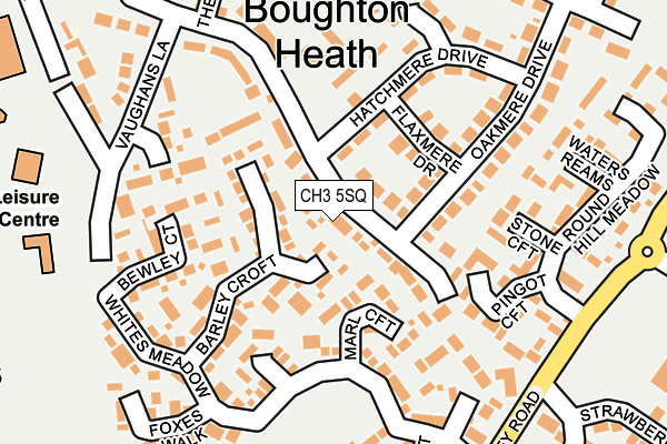 CH3 5SQ map - OS OpenMap – Local (Ordnance Survey)