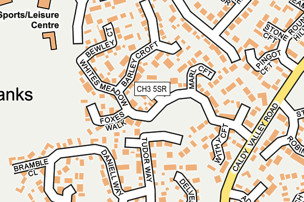 CH3 5SR map - OS OpenMap – Local (Ordnance Survey)