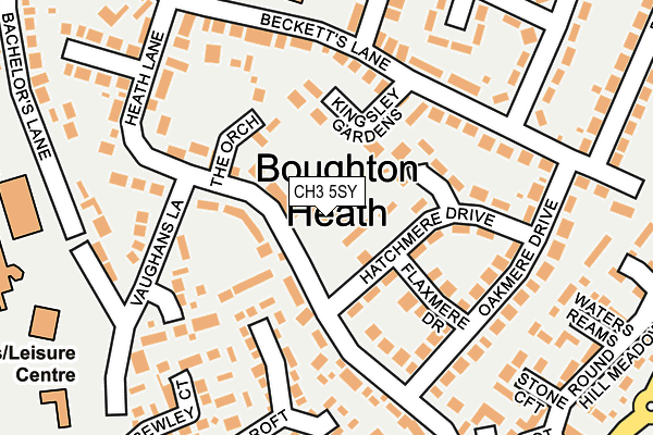 CH3 5SY map - OS OpenMap – Local (Ordnance Survey)