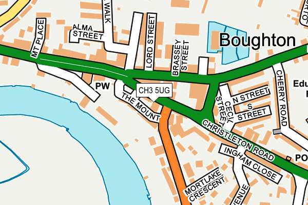 CH3 5UG map - OS OpenMap – Local (Ordnance Survey)