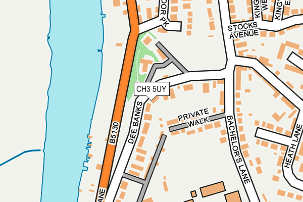 CH3 5UY map - OS OpenMap – Local (Ordnance Survey)