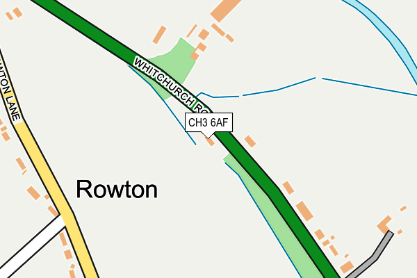 Map of THE ROWTON POPLARS LIMITED at local scale