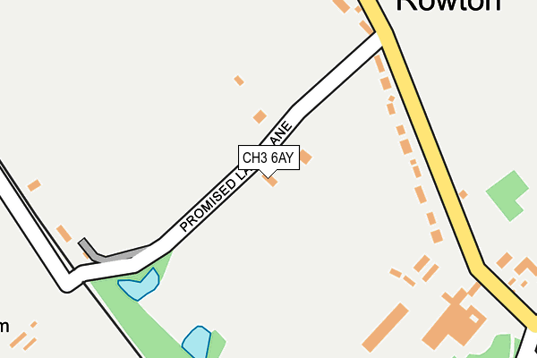 CH3 6AY map - OS OpenMap – Local (Ordnance Survey)