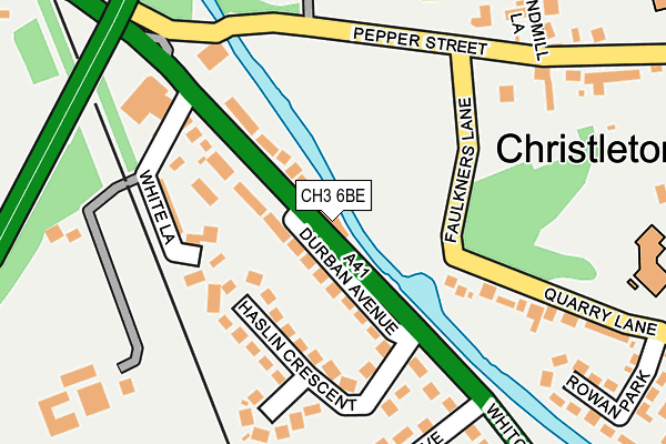 CH3 6BE map - OS OpenMap – Local (Ordnance Survey)