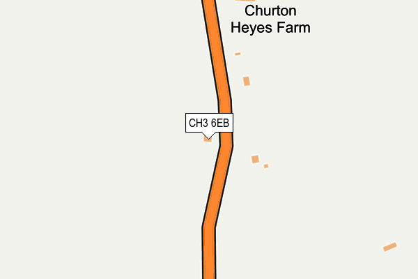 CH3 6EB map - OS OpenMap – Local (Ordnance Survey)