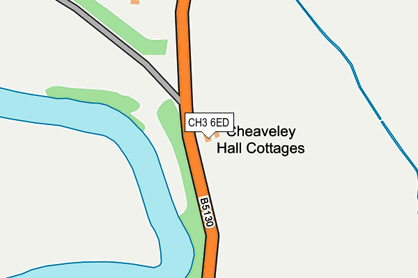 CH3 6ED map - OS OpenMap – Local (Ordnance Survey)