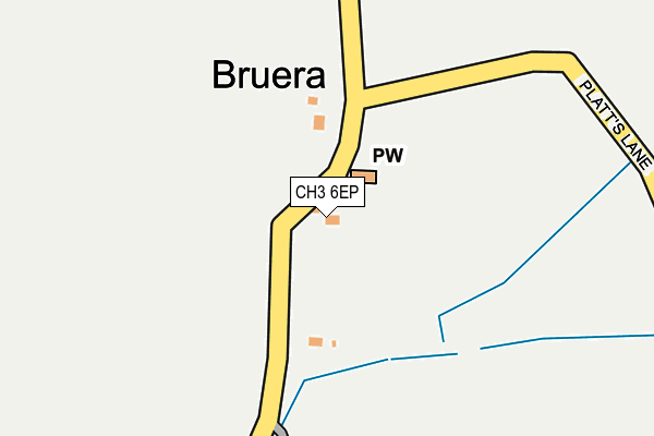 CH3 6EP map - OS OpenMap – Local (Ordnance Survey)