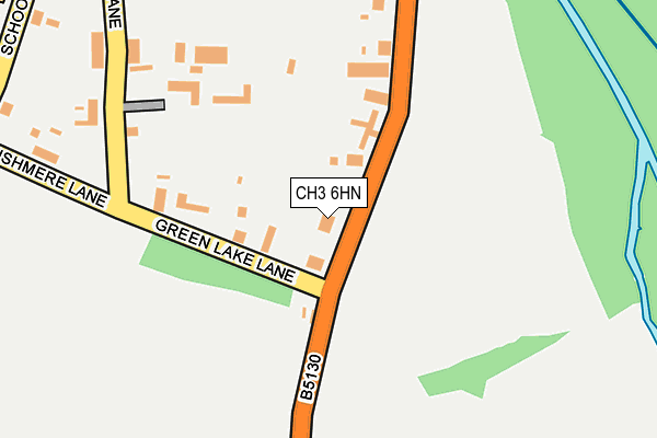 CH3 6HN map - OS OpenMap – Local (Ordnance Survey)