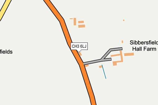 CH3 6LJ map - OS OpenMap – Local (Ordnance Survey)