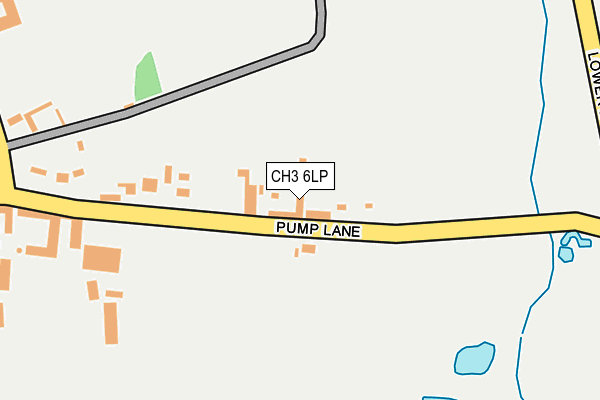 CH3 6LP map - OS OpenMap – Local (Ordnance Survey)