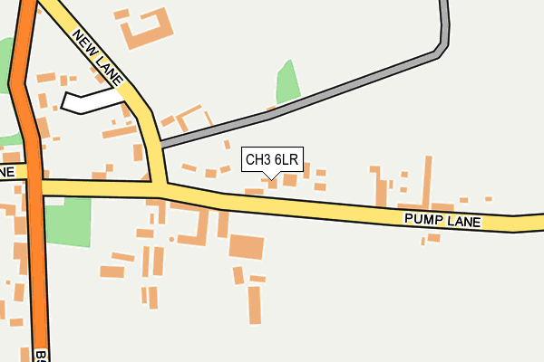 CH3 6LR map - OS OpenMap – Local (Ordnance Survey)