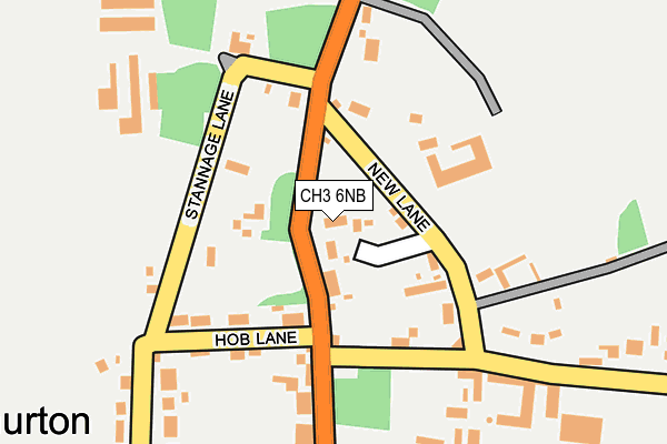 CH3 6NB map - OS OpenMap – Local (Ordnance Survey)