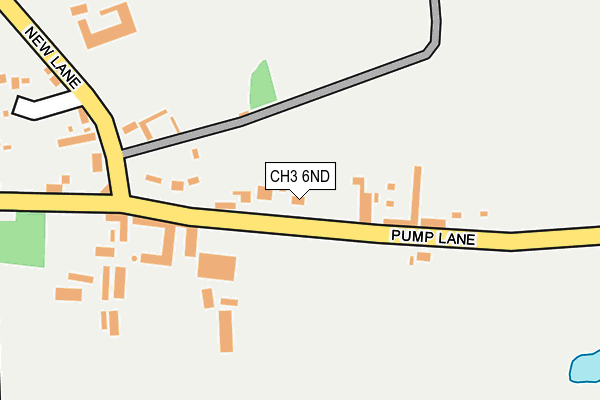 CH3 6ND map - OS OpenMap – Local (Ordnance Survey)
