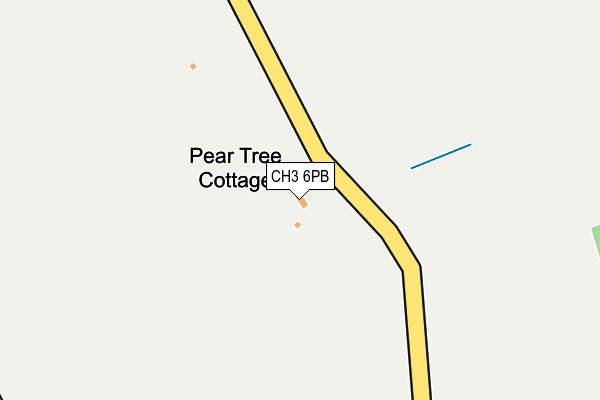 CH3 6PB map - OS OpenMap – Local (Ordnance Survey)