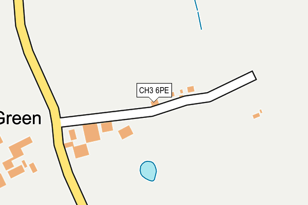 CH3 6PE map - OS OpenMap – Local (Ordnance Survey)