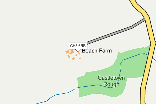 CH3 6RB map - OS OpenMap – Local (Ordnance Survey)