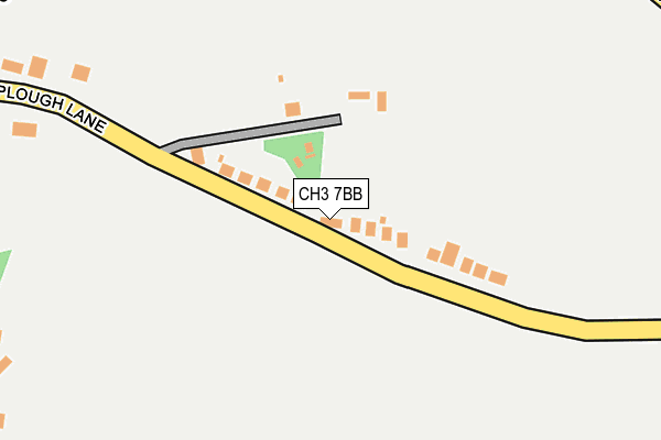 CH3 7BB map - OS OpenMap – Local (Ordnance Survey)