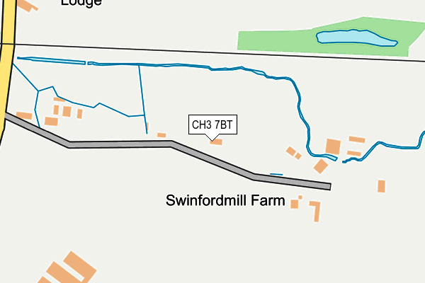 CH3 7BT map - OS OpenMap – Local (Ordnance Survey)