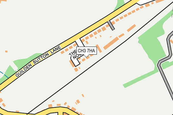 CH3 7HA map - OS OpenMap – Local (Ordnance Survey)