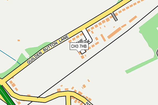 CH3 7HB map - OS OpenMap – Local (Ordnance Survey)