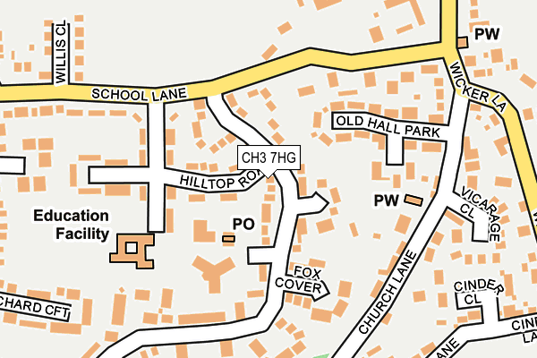 Map of M GALVIN ENGINEERING LTD at local scale
