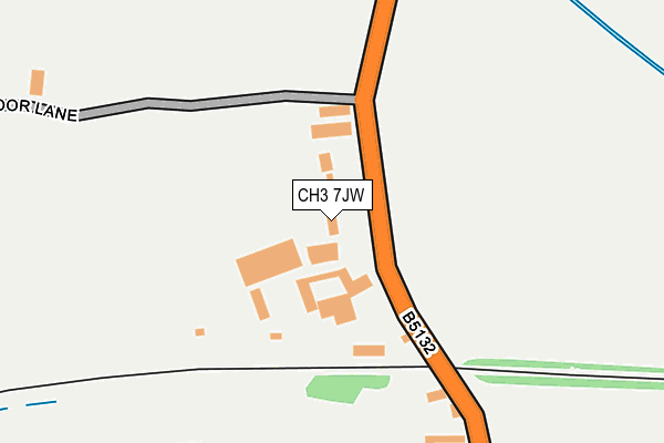 CH3 7JW map - OS OpenMap – Local (Ordnance Survey)