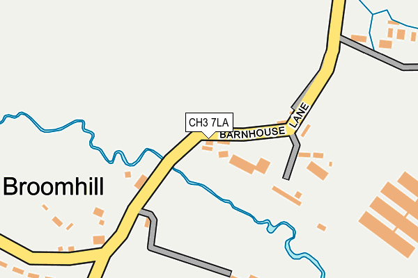 CH3 7LA map - OS OpenMap – Local (Ordnance Survey)