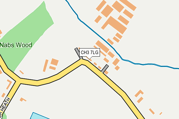 CH3 7LG map - OS OpenMap – Local (Ordnance Survey)