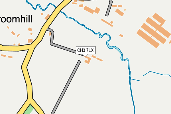 CH3 7LX map - OS OpenMap – Local (Ordnance Survey)