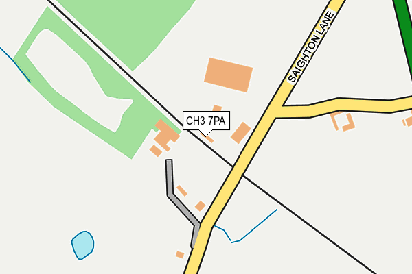 CH3 7PA map - OS OpenMap – Local (Ordnance Survey)