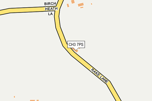 CH3 7PS map - OS OpenMap – Local (Ordnance Survey)