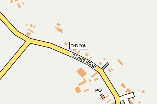 CH3 7QN map - OS OpenMap – Local (Ordnance Survey)
