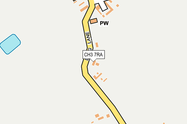 CH3 7RA map - OS OpenMap – Local (Ordnance Survey)