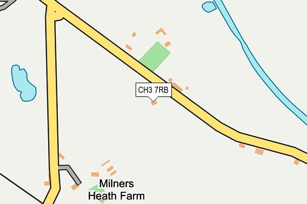 CH3 7RB map - OS OpenMap – Local (Ordnance Survey)