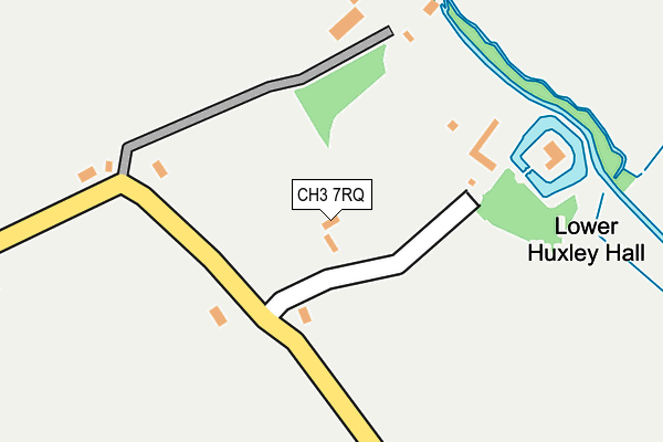 CH3 7RQ map - OS OpenMap – Local (Ordnance Survey)