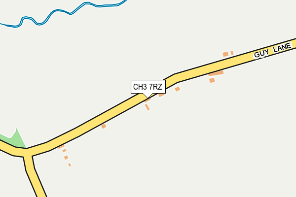 CH3 7RZ map - OS OpenMap – Local (Ordnance Survey)