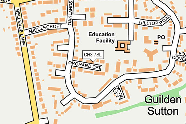 Map of ROTHON RESEARCH LIMITED at local scale