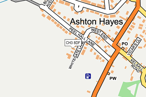 Map of HOSKER & SONS LTD at local scale