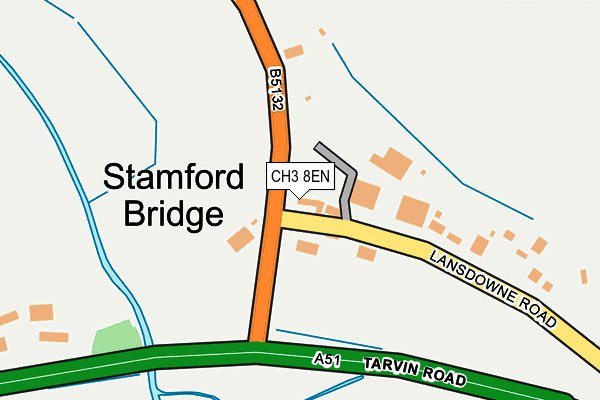 CH3 8EN map - OS OpenMap – Local (Ordnance Survey)